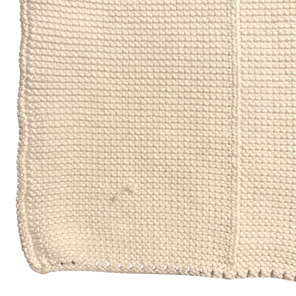 Liz Claiborne Beige Knit Short Sleeve Sweater Top Womens M Cable Knit Details - Picture 5 of 6